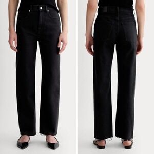 Everlane Black Straight Leg Jeans